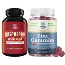 Bundle of Raspberry Ketones, Green Tea Extract & African Mango Blend och Extra Strength Zinc Gummies för vuxna - Potent Ingredients to Speed Up Weight Loss, Gluten och Gelatin Free
