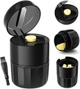 Pill Crusher Pill Grinder Pill Cutter med lagring Box Pill Crushers för husdjur