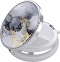 Nipichsha Pill Box, Small Pill Case for Purse & Pocket, Cute Travel Medicine Organizer, Portable Medicine Container Holder för att hålla Vitaminer, Medicinering, Fish Oil & Supplement, Gray Marble