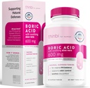 Thinbi Boric Acid Suppositories för kvinnor w / Aloe Vera - BV Behandling & PH Balance för vaginosbehandling - för att stödja intim hälsa w / kliniskt Studerade Boric Acid 30 greve