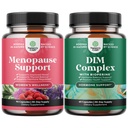 Bundle of Total Menopause Supplement - Hot Flashes Relief - Dong Quai Vitex Chaste Berry och Black Cohosh och Pure DIM med Bioperine - Diindolylmethane Testosterone Complex med Broccoli Florets