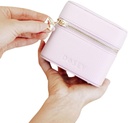 Dosey 14 Day Pill Organizer Case (Lilac) - Luxury Personal Pill Travel Case for Pills, Medicine & Supplements - AM & PM Pouches, passar upp till 30 Pills - Kom med 14 gratis Pill Pouches - Vegan Läder