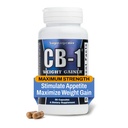 CB-1 Vikt Gainer Pills (90 greve) | Viktökning stöd för kvinnor och män | Kliniskt testad aptit Booster | Kraftfull Mass Gainer