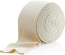 Elastisk Tubular Support Bandage Size E, 10M Box - Natural Color (3,5" X 33 fot) för Large Knee Support Bandage -Medium Thigh, Cotton Spandex