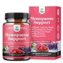 Komplett Herbal Menopause Supplement för kvinnor - Kvinnliga Hormon Balance Capsules för nattsötar Hot Flashes & Mood Swings med Dong Quai, Chaste Berry & Black Cohosh Root - 60 Count Pack