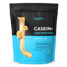LEGION Casein + Casein Protein Powder (Cinnamon Cereal) - Slow-Release Micellar Protein Powder - Non-GMO, Gluten-Free & Naturally Sweetened Powder från Grass-Fed Cows