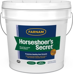 Farnam Horseshoers Secret Pelleted Hoof Supplement för hästar främjar en sund hoof-tillväxt, 22 lb., 60 dagars leverans