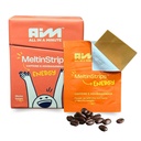 MeltinStripsTM Energy Strips med 40mg koffein, 20mg Ashwagandha & Vitamin B12 | Instant Energy & Focus Utan Jitters eller Crash | Fungerar snabbare än kaffe | Mocha smak - 30 Strips