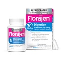 Florajen Digestion Probiotics, Gut Health Supplement med förstoppning och uppblåst lindring för vuxna, 30 greve (kyld)