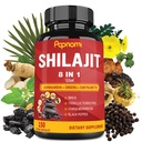 Shilajit Himalayan Supplement för Män & Kvinnor - 150 kapslar kombinerade Ashwagandha, Ginseng, Saw Palmetto, Maca, Tribulus, Chaga & Black Pepper - Vitality Energy och Immune stöder