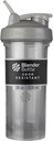 BlenderBottle Shaker Bottle Pro Series Perfekt för Protein Shakes och Pre Workout, 28-Ounce, Rök Grå