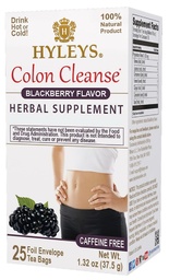 Hyleys Colon Cleanse Tea Blackberry Flavor - 25 Tea Bags (12 Pack - 300 Tea Bags Total)
