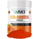 AKI Beta Carotene 10% pulver (1.5oz / 42.52g) Mycket koncentrerad arom Fount of Vitamin A, kan hjälpa till att stödja kroppsfunktioner, hud, immunsystem och ögon - GMO Free & Vegan Friendly