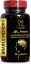 Brain Memory Support - Mental Focus, Memory Improvement Supplements, stöder hjärnhälsa, ökar mental prestanda och främjar långvarig hjärnhälsa - 1 flaska 30 kapslar.