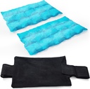 2 Ice Packs for Injuries Reusable, Cold and Hot Packs for Injuries, Joint Pain, Muscle Soreness, and Body Inflammation, Adjustable Ice Packs Wraps for Knees, Back, Shoulders, Arms, and Legs