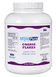 KALA HEALTH MSMPure Coarse MSM Powder Flakes - US-Made MSM för Joint Health, Skin Appearance och Hair & Nail Support - 10 lb, Organic Sulfur
