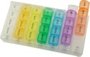 Pop Up Weekly Pill Organizer 4 gånger per dag - Stora resor Pill Case w / 28 kompartement för att hålla medicinering, vitamin och tillägg - Daglig Pill Box 7-dag - Moisture-resistenta stora läkemedelsfall