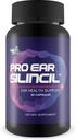 Pro Ear Silincil - Ear Health & Hearing Health Support - Hjälp till att minska öronring och surrning - Stöd minskat svullnad och förbättrat blodflöde - främja optimal hörsel - gurkmeja, vitamin C, vitlök
