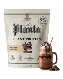 Ambrosia Planta - Premium Plant-Based Protein | Vegan & Keto Friendly | Gourmet smaker utan uppblåsthet eller mage upprörd | Gluten & Soy Free | No Added Sugar | 25 portioner | Melted Chocolate