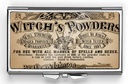 Vintage Witch's Powders Pill Box Compact Rectangle 7 Day Pill Box Pill Case Pill fall