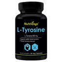 L Tyrosine 500mg - Natur Nootropic Supplement för Focus, Mood & Mental Clarity | 500 mg kapslar med ren L-Tyrosin | Stöder Brain Function & Wellbeing | L Tyrosine | L Trysonine