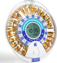 Windtrace Automatic Pill Dispenser för äldre, elektronisk Pill Organizer med Alarm & Light, 28 Day Smart Timed Medication Dispenser, Timed Pill Dispenser Machine för recept och vitaminer