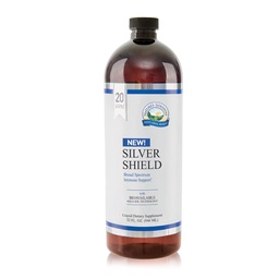 Naturens Sunshine Silver Shield Liquid, 32 Fl Oz | Colloidal Silver Liquid med Aqua Sol Technology ger immunstöd och skydd