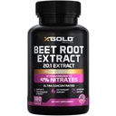 Beet Root Extract - 12000mg 20x Concentrated Beet Root Capsules Supplement w / Black Pepper - High Nitrates - Natural Nitric Oxide Booster - Mycket koncentrerad och biotillgänglig - Tillverkad i USA -180 Caps