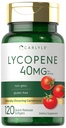 Carlyle Lycopene 40mg | 120 Softgels | Naturally-Occurring Carotenoid | Non-GMO & Gluten fri tillägg