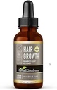 Hårtillväxt Plus 1oz - Bamboo hår produkt för kvinnor och män för hårväxt med Collagen kosttillskott, Keratin - hår hud och naglar vitaminer för alla hårtyper -1 flaska