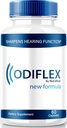 NutraRize Odiflex Capsules, Premium Ear Health Formula, All-Natural Supplement för att skydda det inre örat, Officiella Hörsupportpiller, Odi Flex Reviews (60 kapslar)