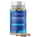 Santo Remedio Memoria, Brain Health Booster, hjälper till att stärka neurala anslutningar, hjälper till att förbättra uppmärksamhet, minne och koncentration, 30 portioner, glutenfri, icke-GMO