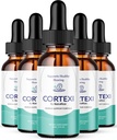 (5 Pack) Cortexi Drops, Cortexi Hearing Support Drops - Avancerad formel för öronhälsa, Cortexin Drops, Cortexi 24, Supplement Drops Maximal Styrka, Cortexi Reviews (150 portioner)
