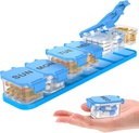Extra Large Weekly Pill Organizer - Vattentät 7-dagars Pill Box, Portable Vitamin & Supplement Case, Lätt att Öppna Design, Perfekt för Att Resa En Daglig Medicinering Management (Blå)
