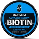 Beard Balm, Maximum Concentration Biotin, med Castor Oil och Argan & Jojoba Oils, främjar skäggtillväxt, stilar, stärker & mjuknar Skägg & Mustaches, 2 Ounce, Cedar