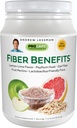 ANDREW LESSMAN Fiber Benefits Powder 120 Servings - Lemon-Lime, Gentle, Natural Soluble/Insoluble Fiber, Promotes Regularity, Cleansing. Psyllium Husk, Oat, Apple, Grapefruit, Guar Gum, Probiotics