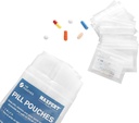 Pill Pouches, Plast Pill Bags (Pack of 200) - Pocket Travel Pill Baggies - Återförsäljbar Zipper Pill Organizer Pouch Bags - 3 "x 2" - Daglig Medicin Lagringspåse - Clear w / Skriv på Label