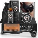Beard Growth and Grooming Kit - Growth Oil (2Oz), Balm, Comb, E-bok, Storage Bag, Mustache Mens Gift Set för honom