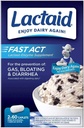 Lactaid Fast Act Lactose Intolerance Caplets, 120 greve förebyggande av gasuppblåst diarré största bulkstorlek