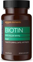 Element Vegan Biotin 5000 mcg - Hair, Skin, Nails, 130 kapslar (4 månaders leverans) (Packaging kan variera)