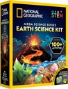 National Geographic STEM Science Kit - 15+ Experiment, Crystal Growing, Volcano Kit, Dig Kits & Gemstones för barn - Exklusiv