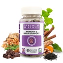 Styrka & Spices Memory Booster och Focus Supplement med Ginkgo Biloba och 22 Super Ingredients, Plant-Based Brain Supplement för Memory, Clarity och Alertness, 1000mg, 60 Capsules