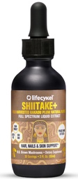 Lifecycle - Shiitake Mushroom Extract med Kakadu Plum- Hair, Skin & Nail Support, Anti Aging Supplement- 100% Organic Mushrooms, Immune Boosting, Vitamin C Made in the US-2 Fl oz (Packaging May Vary)