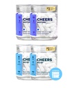 Cheers R & R Combo | Återställ + lättnad | Känn dig bättre efter att ha druckit och stödt din lever | DHM, L-Cysteine, mjölk Thistle, Ginger, White Willow Bark, koffein, L-Theanine | 24 Doser |