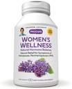 ANDREW LESSMAN Women's Wellness 60 Capsules - Naturligtvis lindrar PMS, klimakteriet och Perimenopause Symptom, med Soy Isoflavones, EGCG, Cranberry, Broccoli och mer. Lätt att svälja kapslar