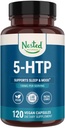 Nested Naturals 5-HTP 100 mg (5-hydroxytryptophan) - Sleep and Mood Support - 5HTP Supplement for Naturally Sourced Serotonin - 120 Non-GMO, Vegan Capsules