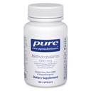 Rena inkapslingar Methylcobalamin 1000 mcg - Vitamin B12 Supplement för att stödja minne och nervhälsa - Premium Vitamin B12 kapslar - 180 kapslar