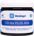 Cirklar Plus Aloe Hydrogel Pads | Instant Cooling and Soothing Relief for Nursing Pain, Blisters, Bug Bites, Minor Burns och Chafing | 48ct Circular Pads