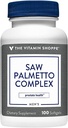 Såg Palmetto Komplex 160mg - Tillägg för Prostata Hälsa, Lätt att Svälja Softgels (100 Softgels) av Vitamin Shoppe