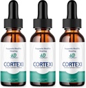 (Officiell) Cortexi Tinnitus behandling hörselstöd med krom, druvfrö, Astragalus, Maca Root - Cortexi Hearing Support Drops Supplement Cortexi Tinnitus behandling för ringöron (6oz)